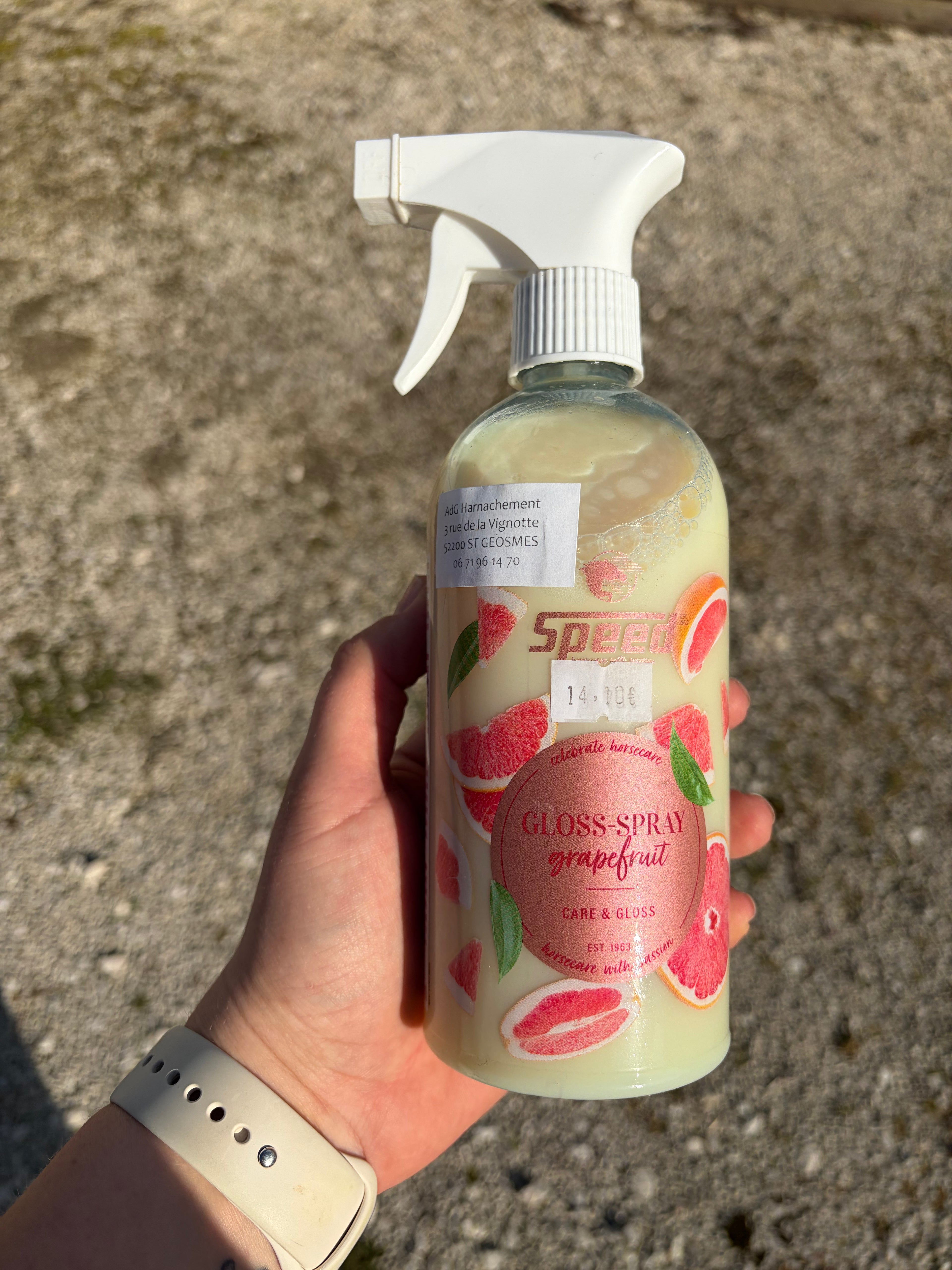 Démêlant lustrant - glossy spray - 500ml - SPEED