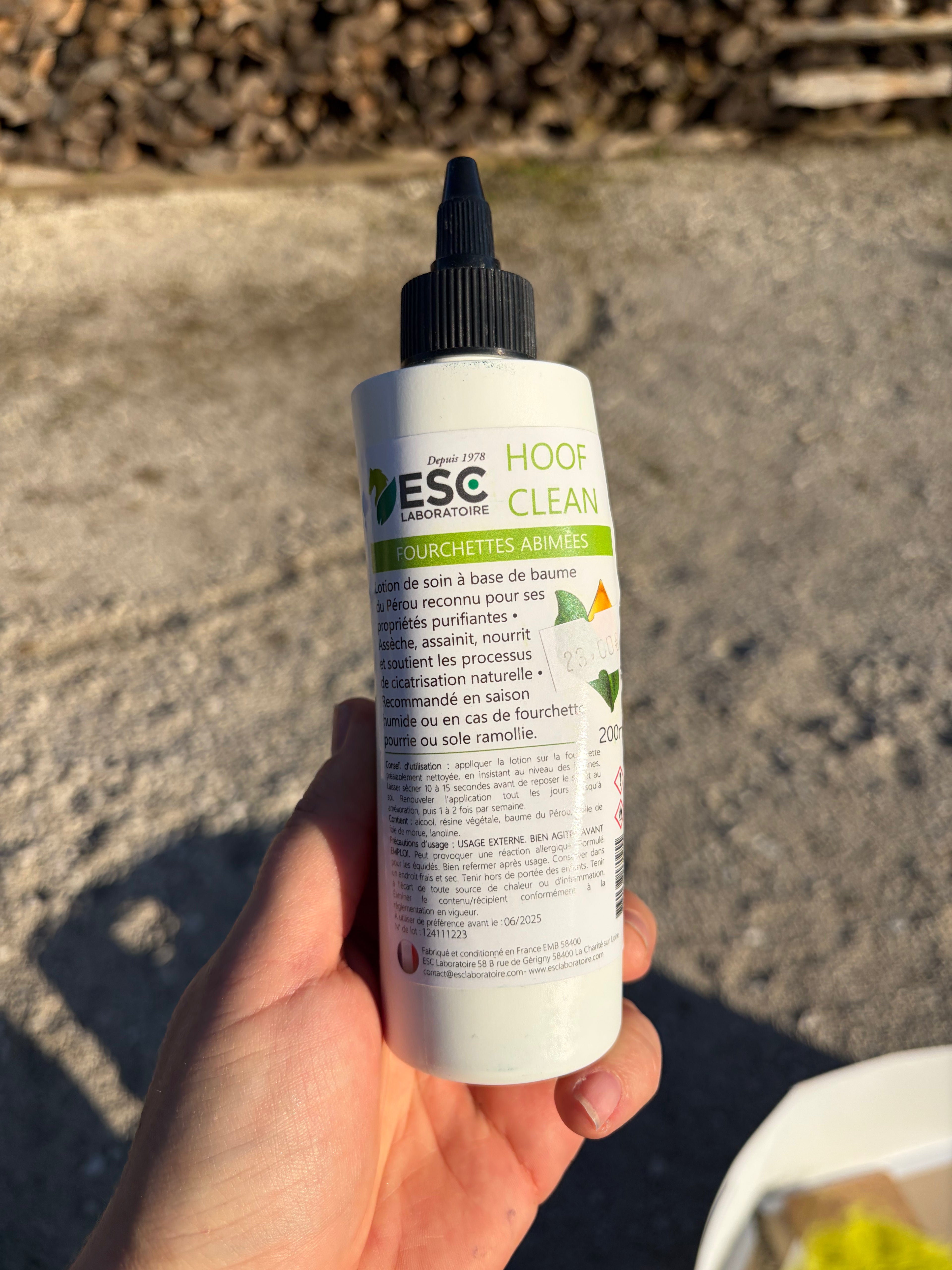 HOOF CLEAN – Lotion purifiante pour fourchettes abîmées - ESC Lab