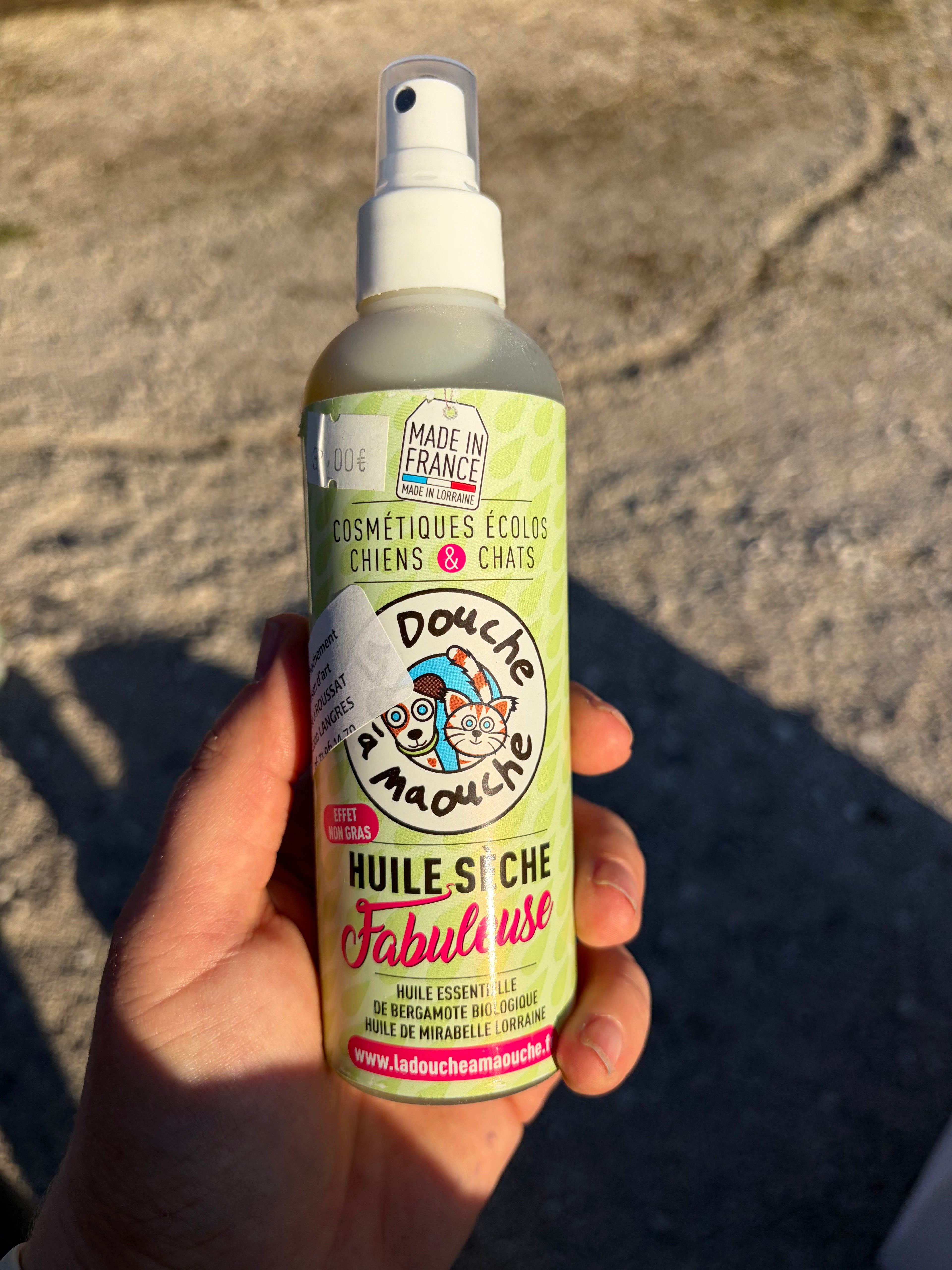Huile Sèche NATURELLE - DOUCHE A MAOUCHE